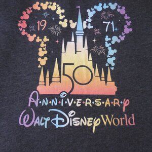 DIsney 50th Anniversary  Gray T shirt Medium